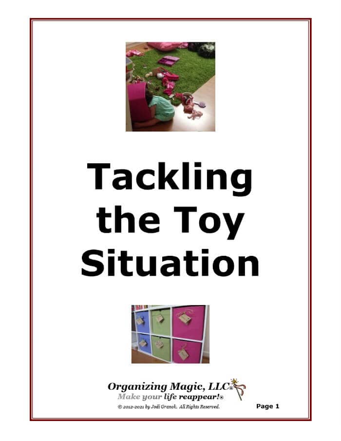 This PDF is available for purchase on The Magic Shop page of our Organizing Magic website.