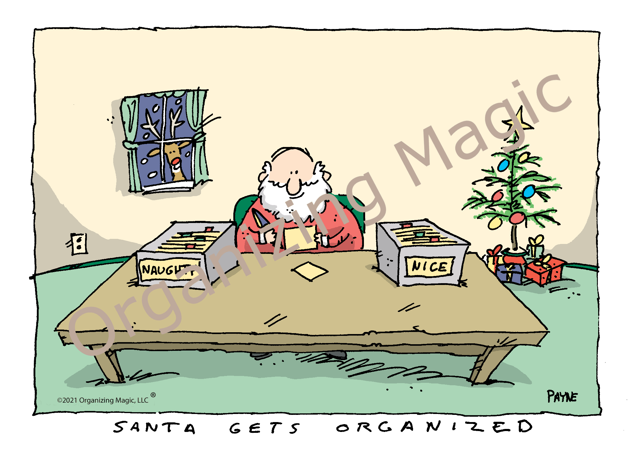 Santa Gets Organized