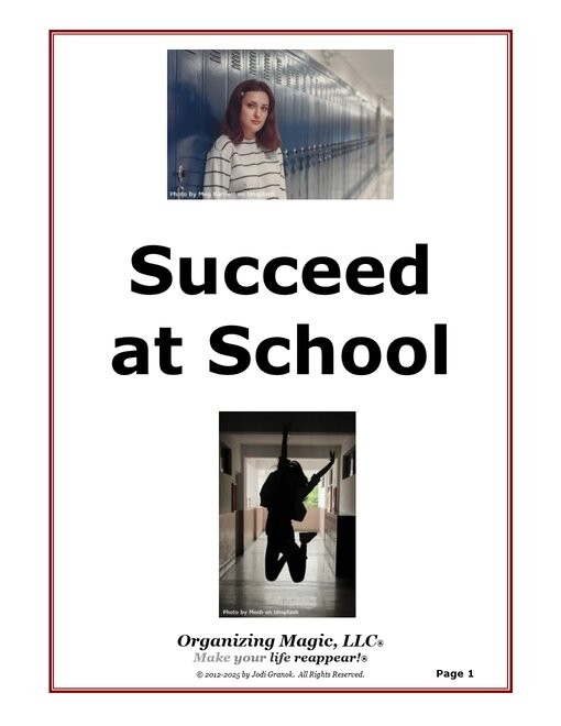 You can purchase Succeed at School on our website.