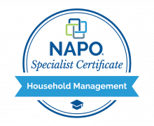 Jodi Granok has a Specialist Certificate in Household Management from NAPO.